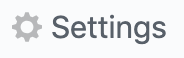 settings button